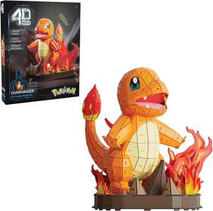 Giocattolo 4D Build, Pokémon Charmander, Kit di Modellismo 3D, Puzzle per Adulti, 241 pezzi, dai 12 Anni in su Spin Master