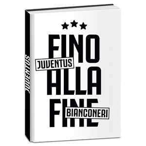 Cartoleria Diario 2027 Juventus 12 mesi Standard. Fino alla fine bianconeri Juventus