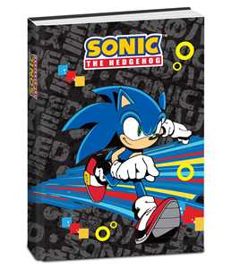 Cartoleria Diario 2027 Sonic The Hedgehog 10 mesi. Nero Sonic