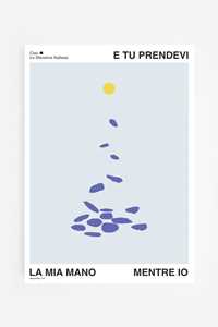 Idee regalo Poster. Sfiorivano le Viole, Rino Gaetano  - 50 x 70 cm Ciao. Discoteca Italiana