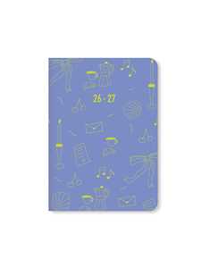 Cartoleria Diario accademico 2026-2027 Little Joys A6 Giornaliero Azzurro Caimi