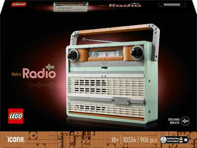 Giocattolo LEGO ICONS Radio vintage. Esclusiva LEGO