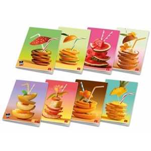 Cartoleria Quaderno Maxi Pigna Fruits 42 fogli. Righe con margine, 4ª e 5ª elementare Pigna
