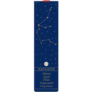 Idee regalo Segnalibro Legami Aphorism con elastico. Acquario. Aquarius Legami
