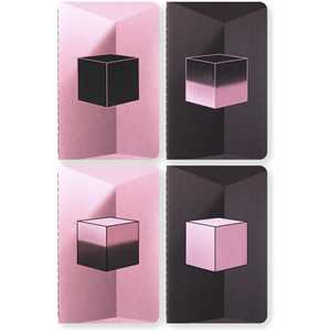Cartoleria Set 4 quaderni Cahiers Moleskine pocket Blackpink Moleskine