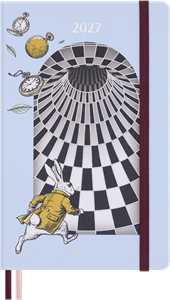 Cartoleria Agenda Moleskine giornaliera 12 mesi Alice in Wonderland Moleskine