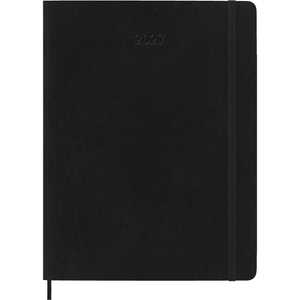 Cartoleria Agenda Moleskine 2027 12 mesi settimanale notebook XL nera morbida Moleskine