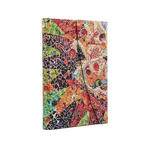 Cartoleria Agenda 2027 18 mesi, Gaudi's Mosaics, Mini, Horizontal Paperblanks